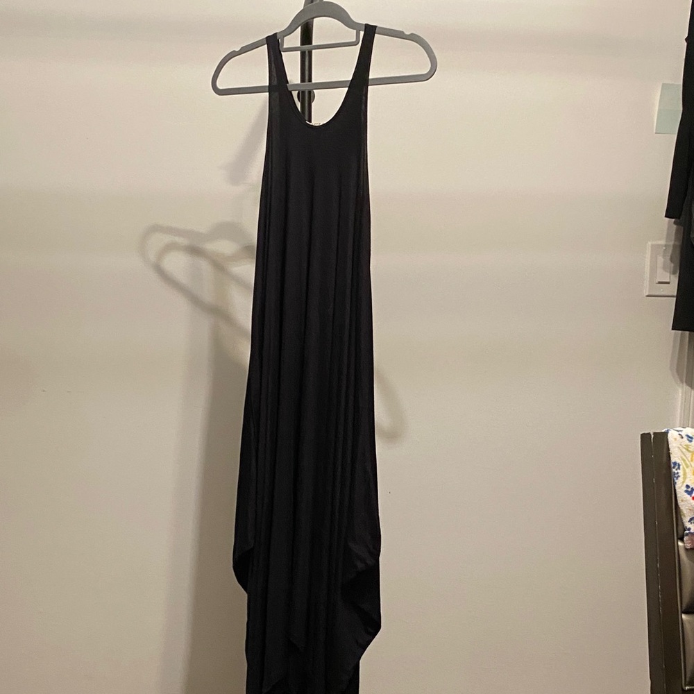 Love in Black Halter High Low Sundress